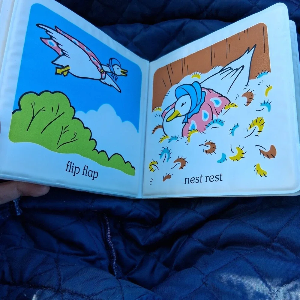 Vintage‎ Beatrix Potter Baby Bath Book Jemima Puddleduck EUC 1988 Rare HTF 80s